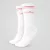 Crew zokni Pink - L - fehér - GymBeam