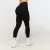 Fierce női V-back leggings Black - L - fekete - GymBeam