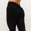 Fierce női V-back leggings Black - XL - fekete - GymBeam