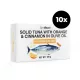 Tonhal olívaolajban naranccsal és fahéjjal - 10 x 120 g - GymBeam