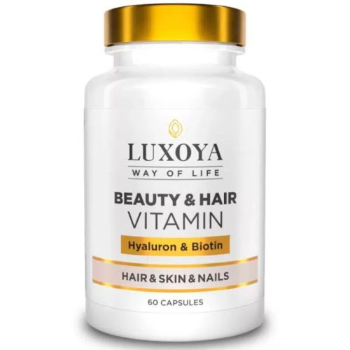 Luxoya Beauty & Hair Vitamin Hyaluron & Biotin 60 kapszula