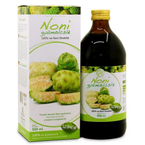 MannaVita 100%-os NONI Gyümölcslé 500ml