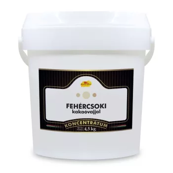 Fehércsokoládé koncentrátum kakaóvajjal 4,5 kg
