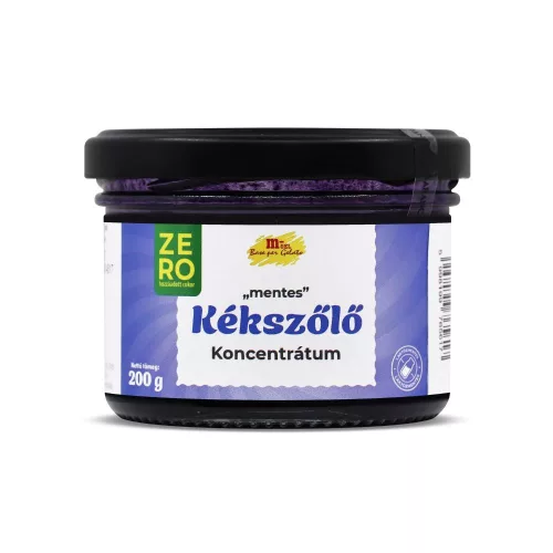 „mentes” kékszőlő ízű koncentrátum 200 g