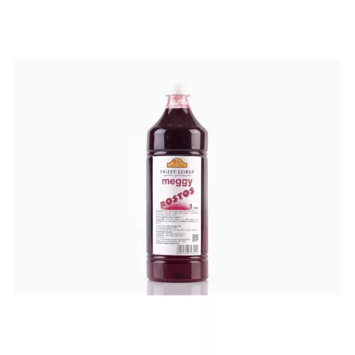 Frizzy meggy ízű rostos szirup 1 l