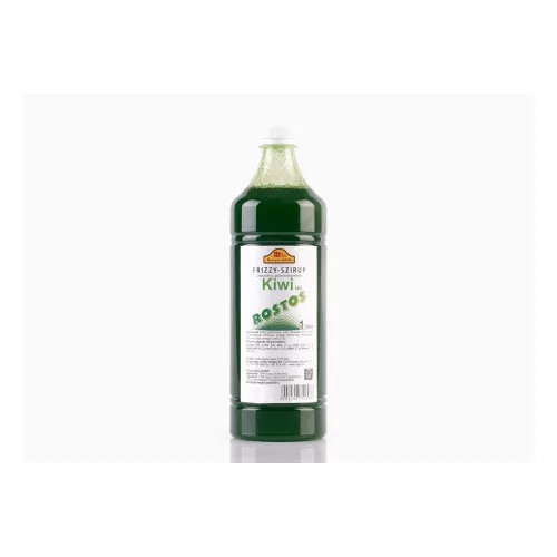 Frizzy Kiwi ízű rostos szirup 1 l