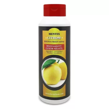 Mentes zéró rostos szirup 900 ml citrom
