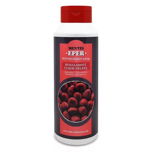 Mentes zéró rostos szirup 900 ml eper