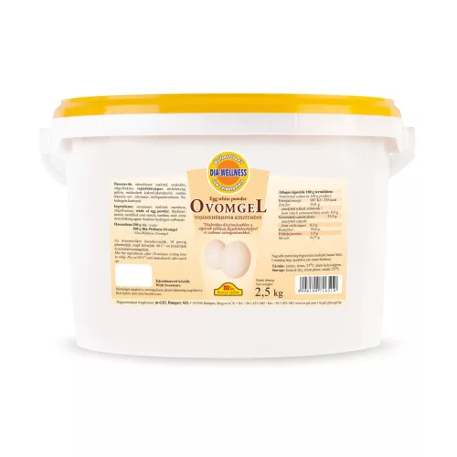 Dia-wellness ovomgel tojásfehérje készítmény 2,5 kg
