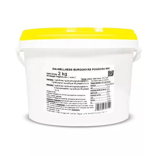 Dia-Wellness burgonyás pogácsa mix 2 kg