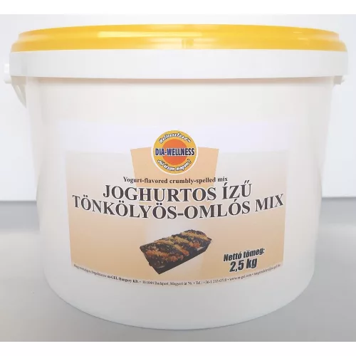 Dia- Wellness Joghurt ízű – Tönkölyös omlós mix 2,5 kg