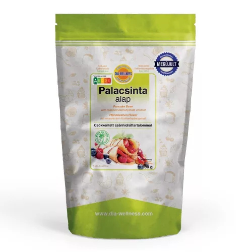 Maltit mentes Dia-Wellness palacsinta alap por