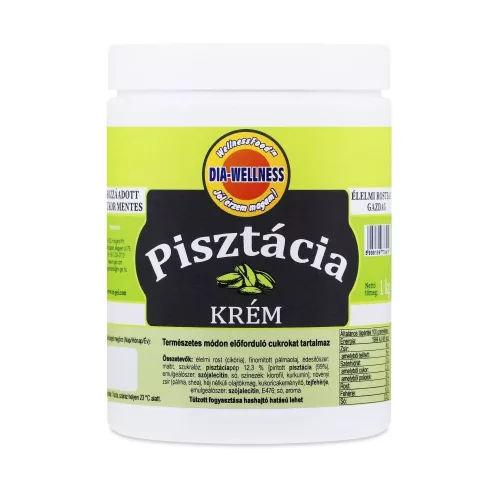 Dia-wellness pisztáciakrém hozzáadott cukor mentes 1 kg