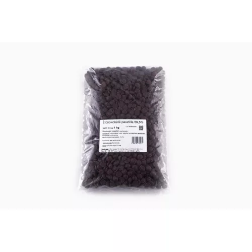 ÉTCSOKOLÁDÉ PASZTILLA 59,5% 1 kg