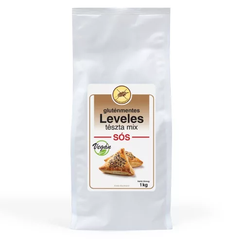 Gluténmentes Vegán Leveles tészta mix sós 1 kg