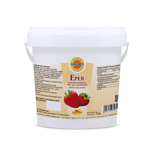 Dia-Wellness Eper ízű gyümölcskészítmény 1 kg