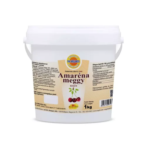 Dia-wellness Amaréna meggy dzsem fruktózzal és édesítőszerrel 1 kg