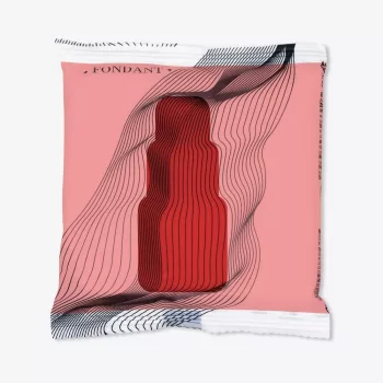 Unidec Soft piros dekorációs massza 0,2 kg