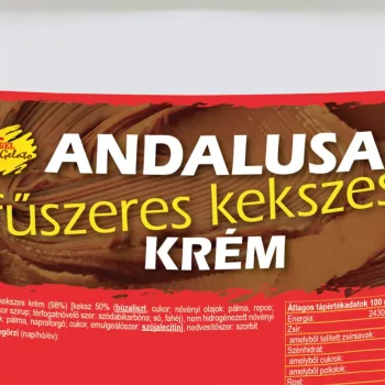 Andalusa fűszeres keksz krém 3 kg