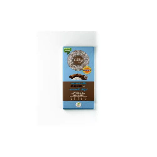 Dia-wellness Kókuszchipszes kókusztejes csokoládé 80 g