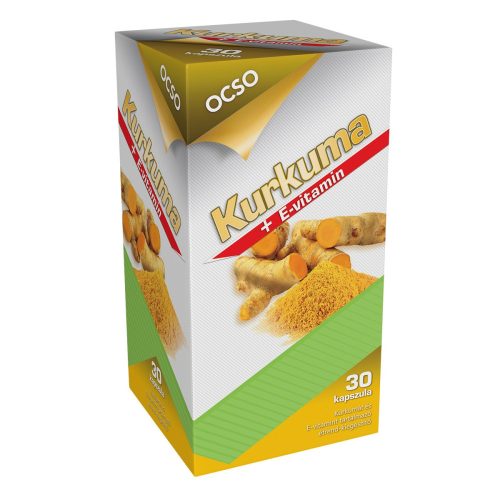 OCSO Kurkuma + E-vitamin 30 kapszula