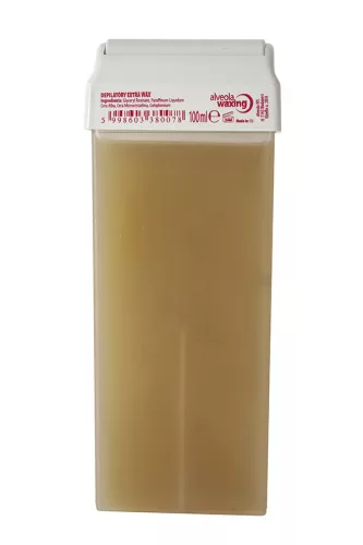 Alveola Waxing Extra sárga gyantapatron 100ml széles fej