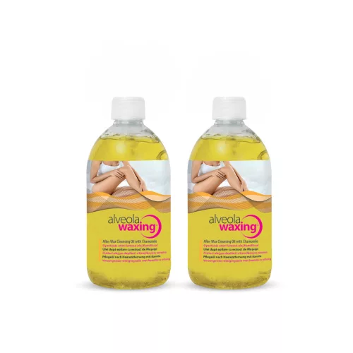Alveola Waxing Gyantázás utáni lemosó olaj Kamillával 2x300ml