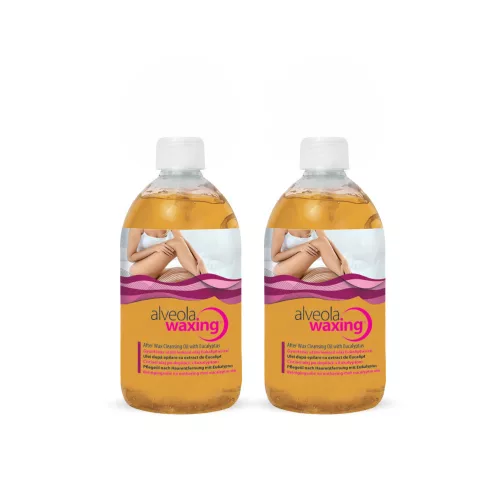 Alveola Waxing Gyantázás utáni lemosó olaj Eukaliptusszal 2x300ml