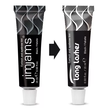 Long Lashes szempilla és szemöldökfesték FEKETE 15ml