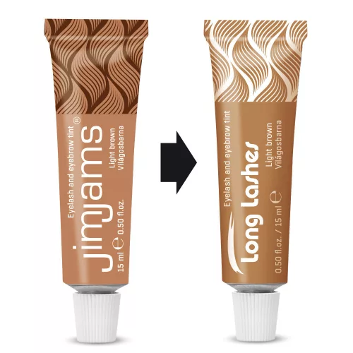 Long Lashes szempilla és szemöldökfesték VILÁGOSBARNA 15ml