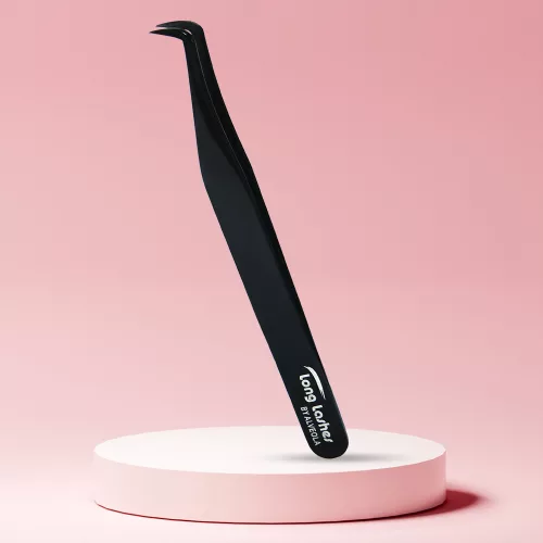 Long Lashes 90 fokos Volume Pro szempilla csipesz fekete