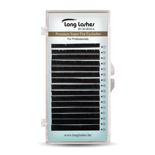 Long Lashes Premium Super Flat műszempilla D / 0,2 - 12mm