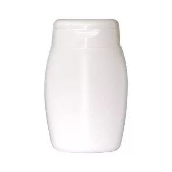 Flakon fehér, fehér kupakkal 100ml
