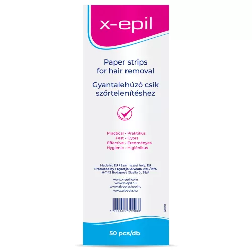 X-Epil Gyantalehúzó csíkok 50 db