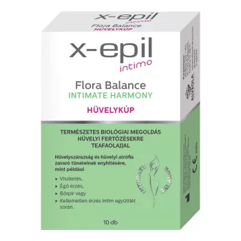 X-Epil Intimo Flora Balance hüvelykúp 10db