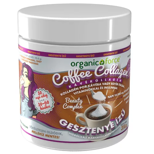 Coffee Collagen - KávéKollagén GESZTENYE 318g - organic force
