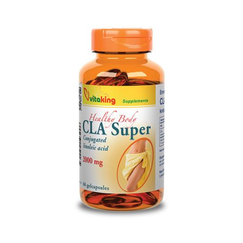 Vitaking CLA Super 2000mg 60 gélkapszula Lejárat: 2025.02.21