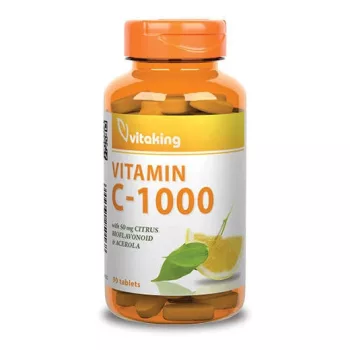   Vitaking C-1000mg bioflavonoiddal acerolával és csipkebogyóval 90 tabletta
